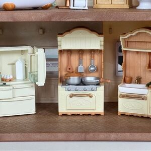 Calico Critter Kitchen Stove, Sink, and Fridge Setv